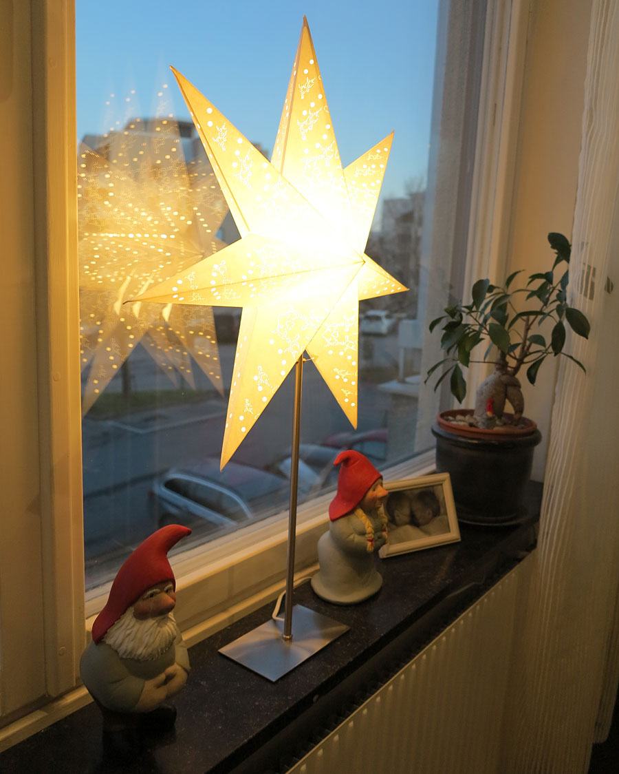 julstjarna julstjarna - Jul i vårt hus