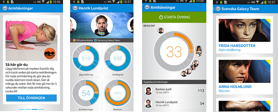 samsung_app samsung_app - Tävla mot OS-stjärnorna