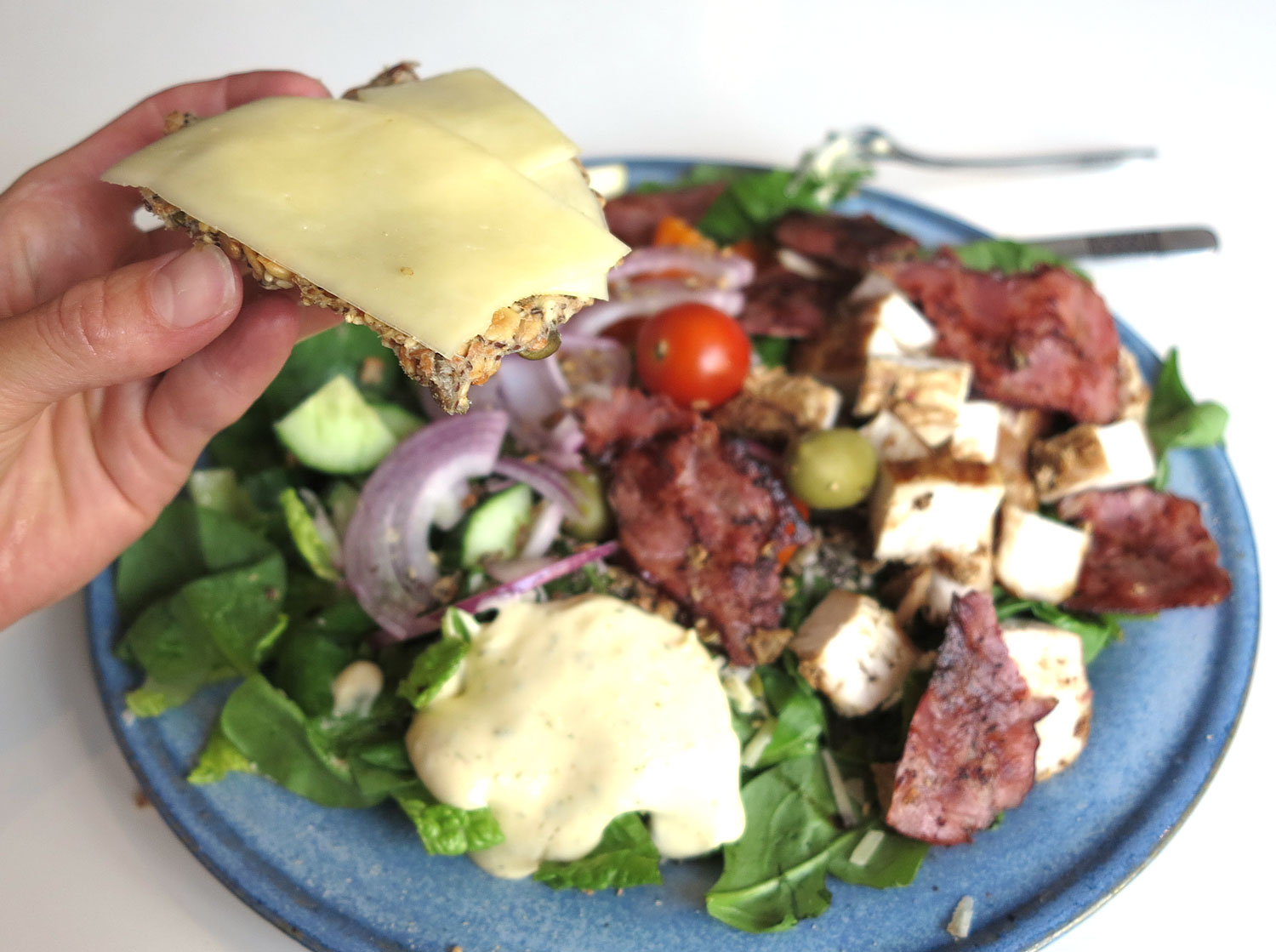 forkn_ost_sal - Kesobröd och fröknäcke -recept