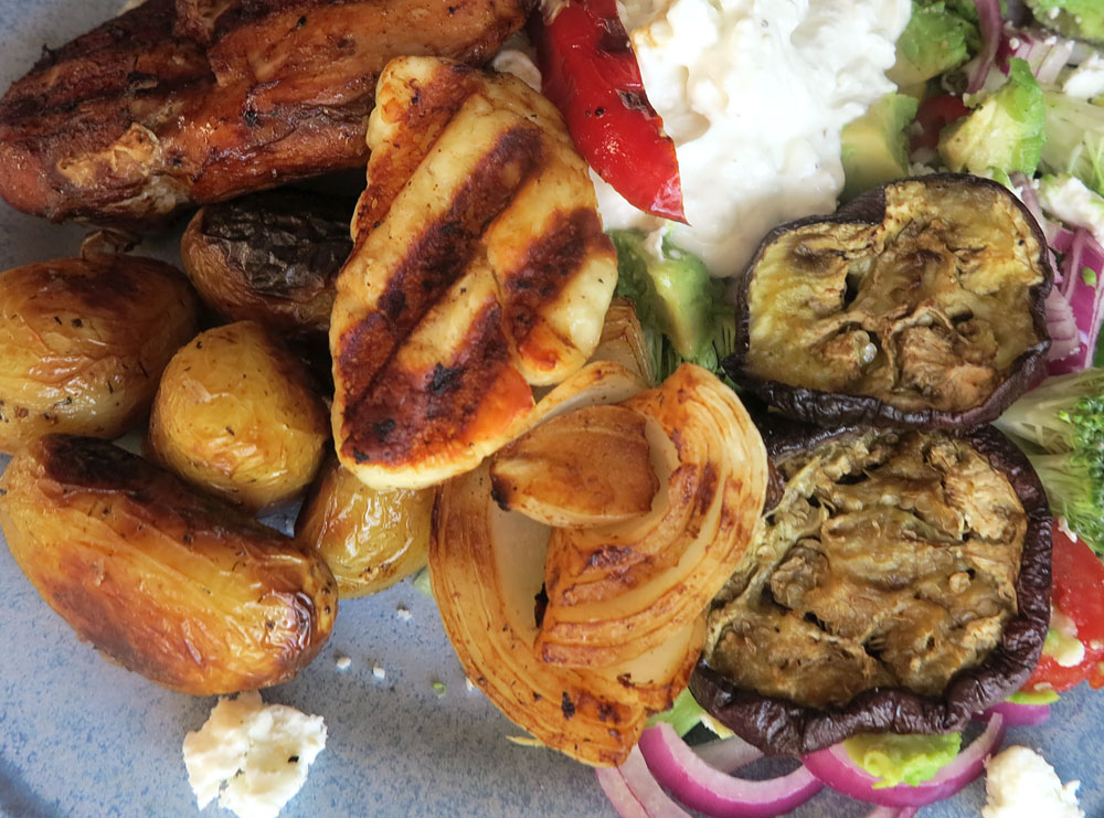 halloumi_lok - grilla grönt