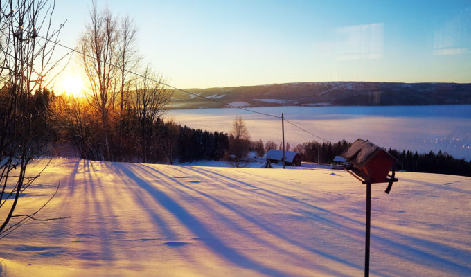 Vinterbild från Jorm, 2014.