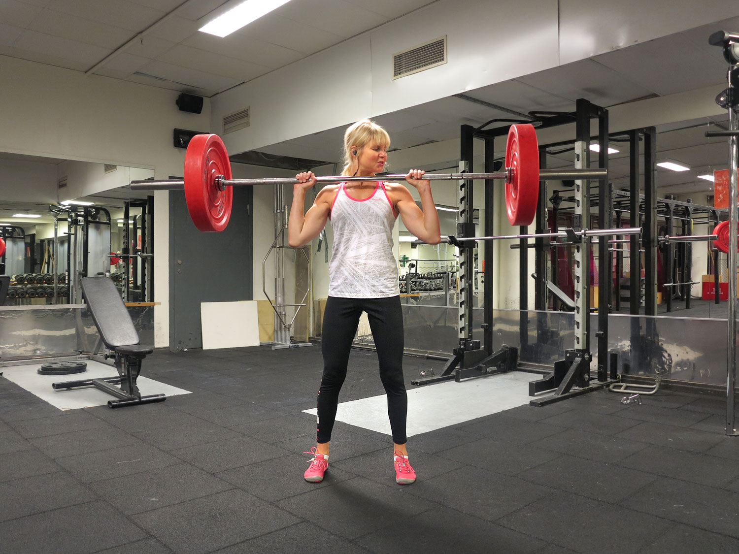 Laddar för axelpress /Anna Lissjanis