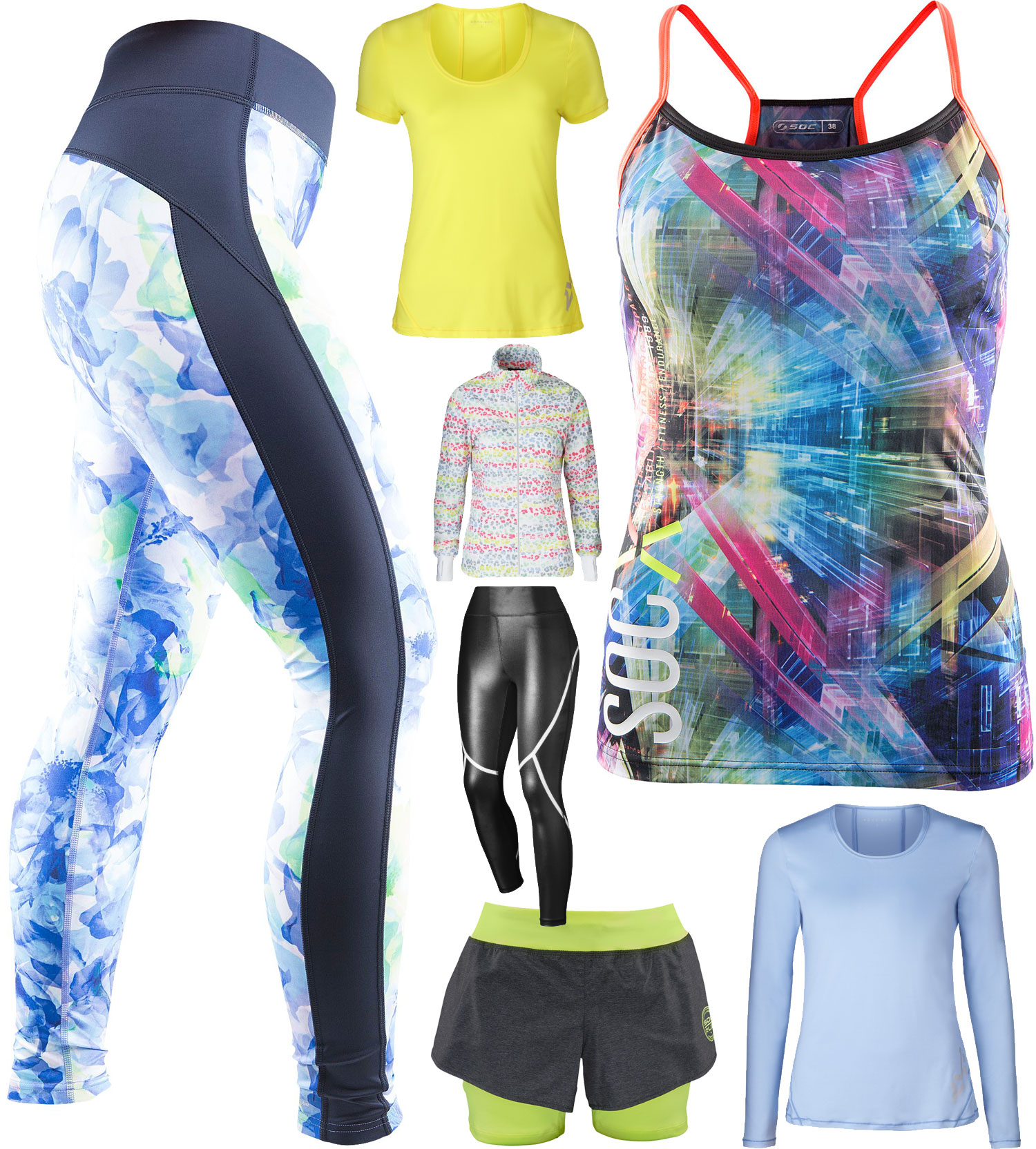 Träningskläder med färg /trendotranings.se