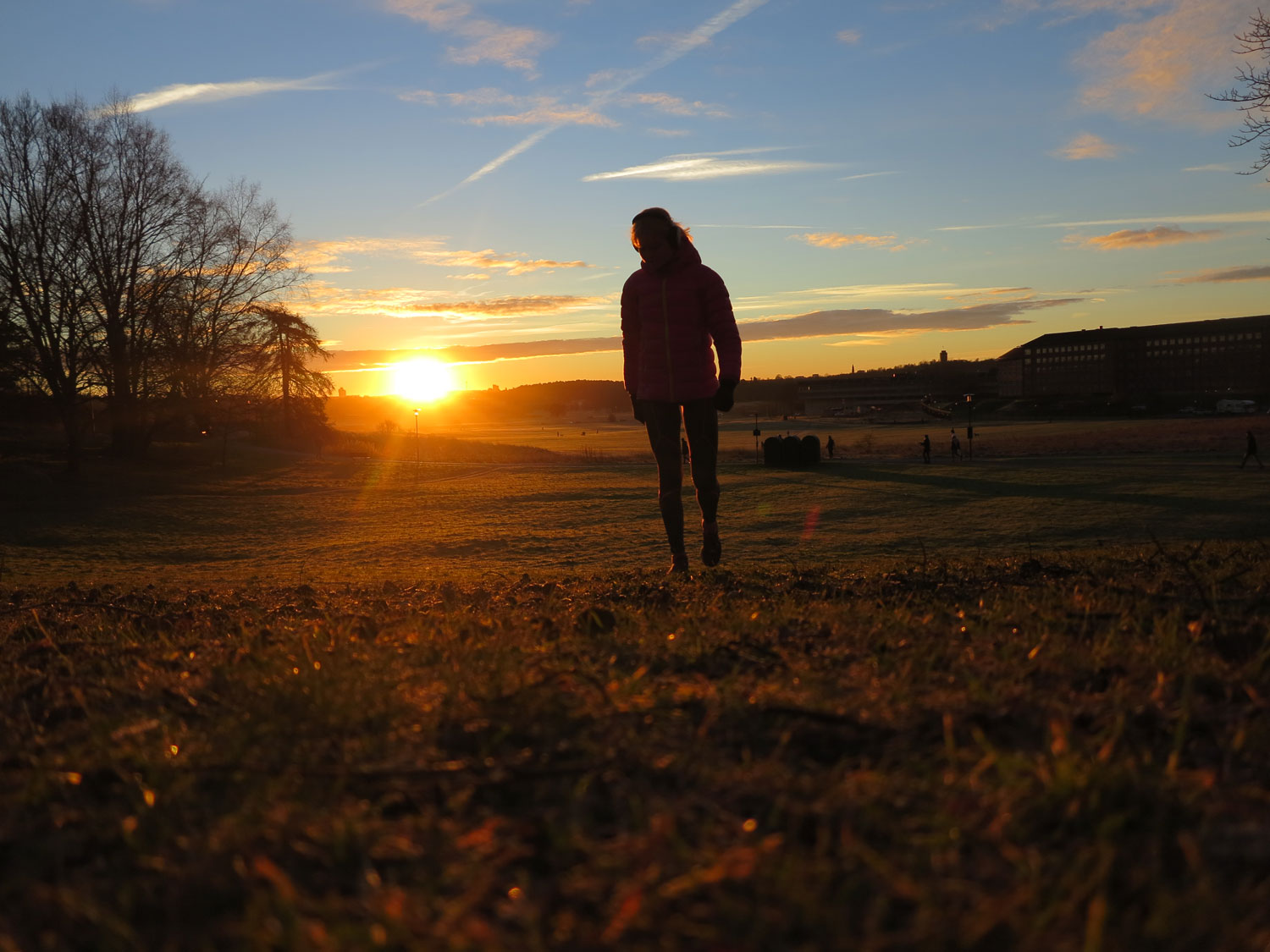 Soluppgång över Gärdet /Anna Lissjanis