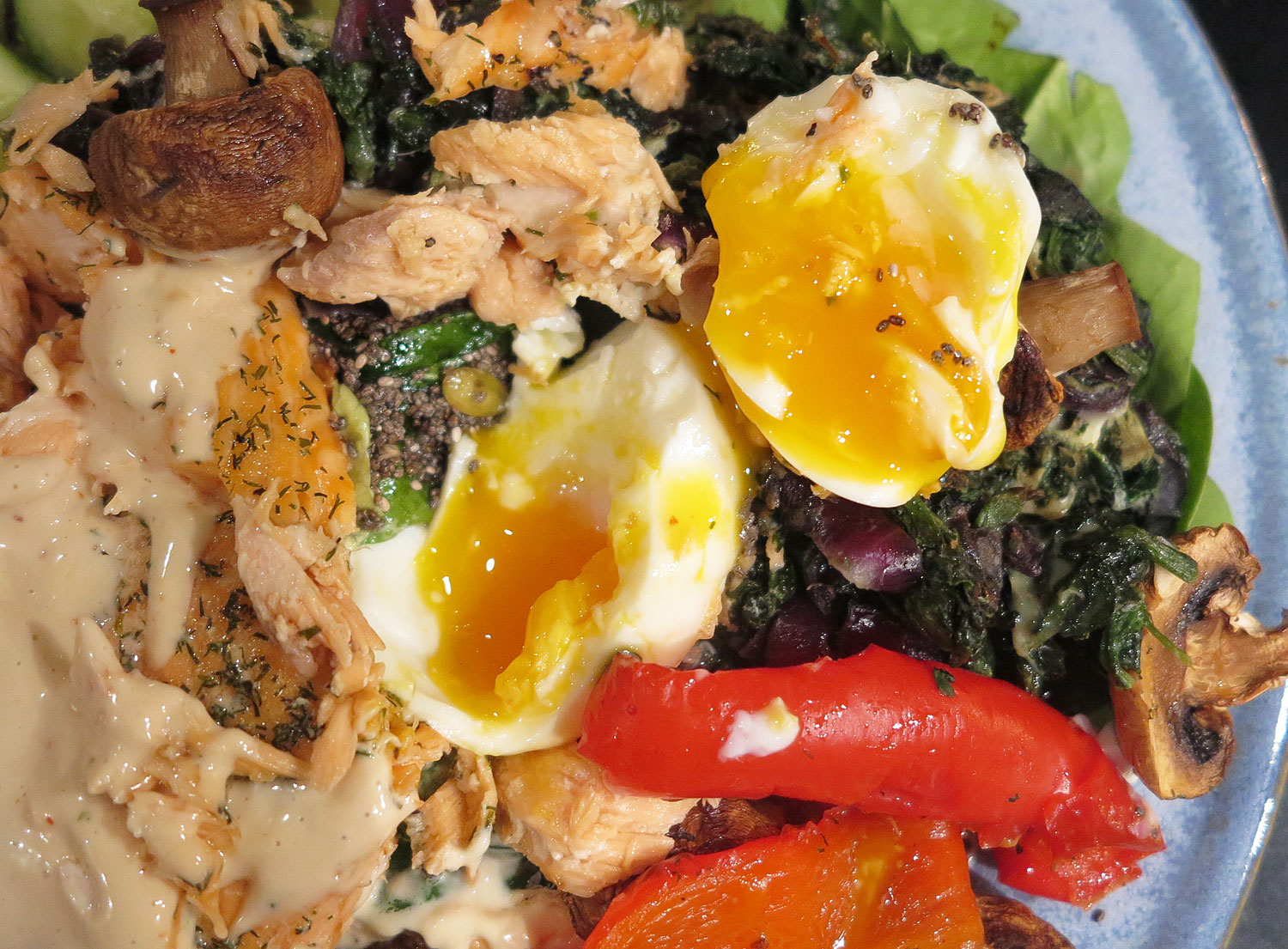 Ägg på sallad /annalissjanis.se