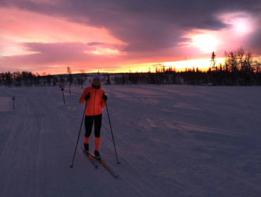 Skidor på Blåsjöfjället /Anna Lissjanis