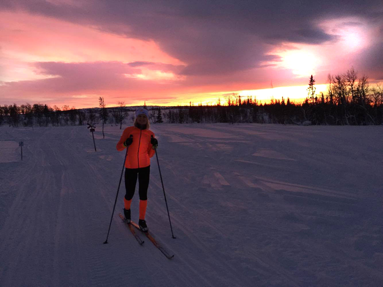Skidor på Blåsjöfjället /Anna Lissjanis
