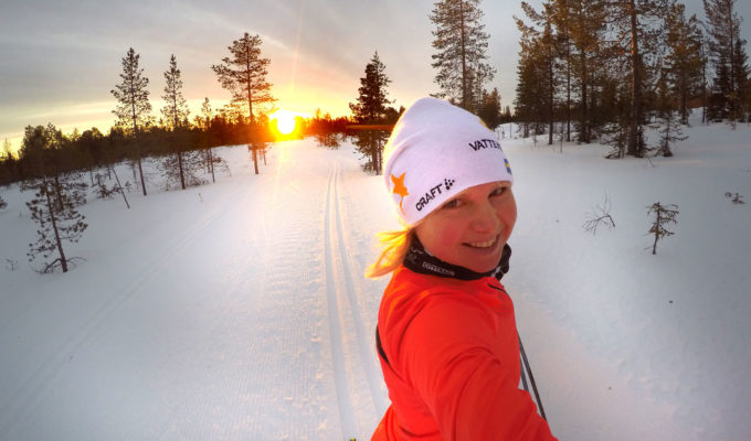 Längdskidor i Sälen /Anna Lissjanis
