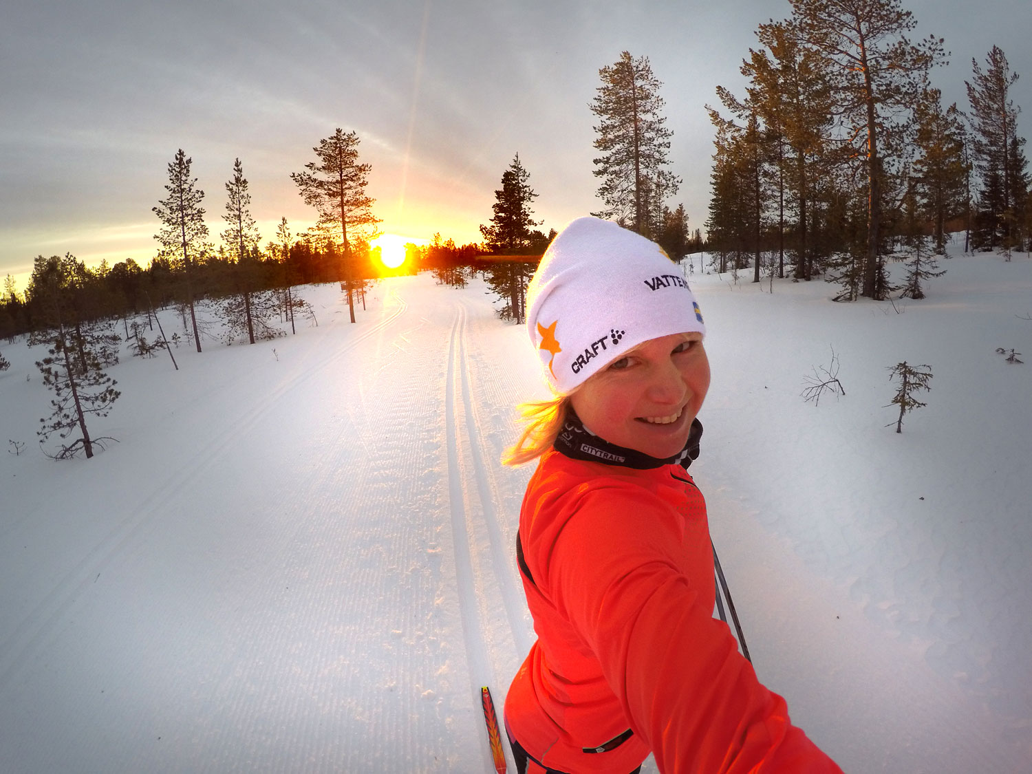 Längdskidor i Sälen /Anna Lissjanis