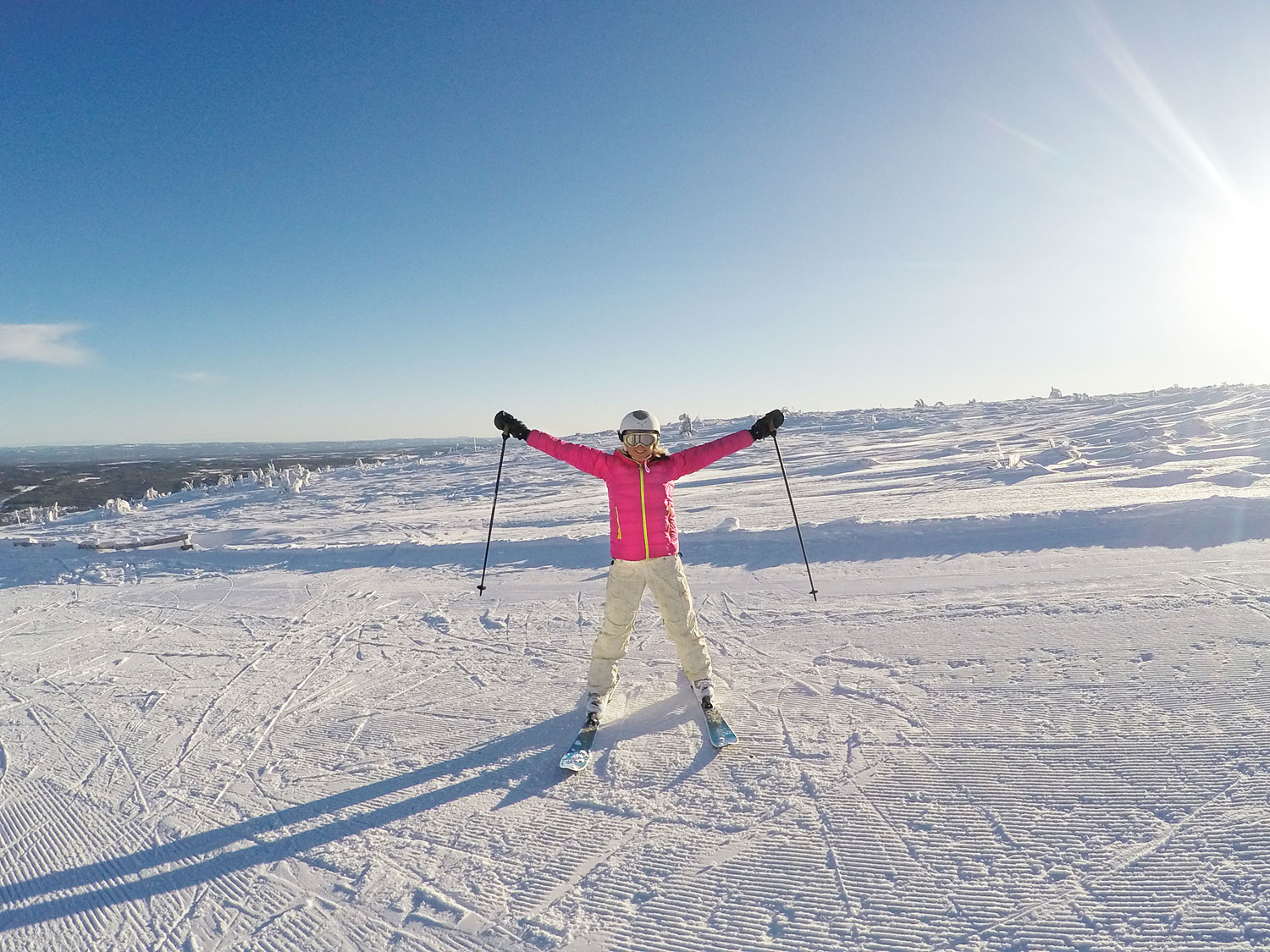 Anna Lissjanis, skidor Sälen Lindvallen.