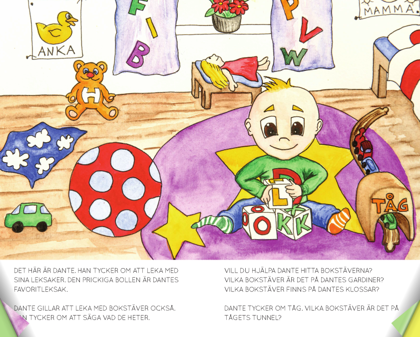 I boken om "Dante letar boll".