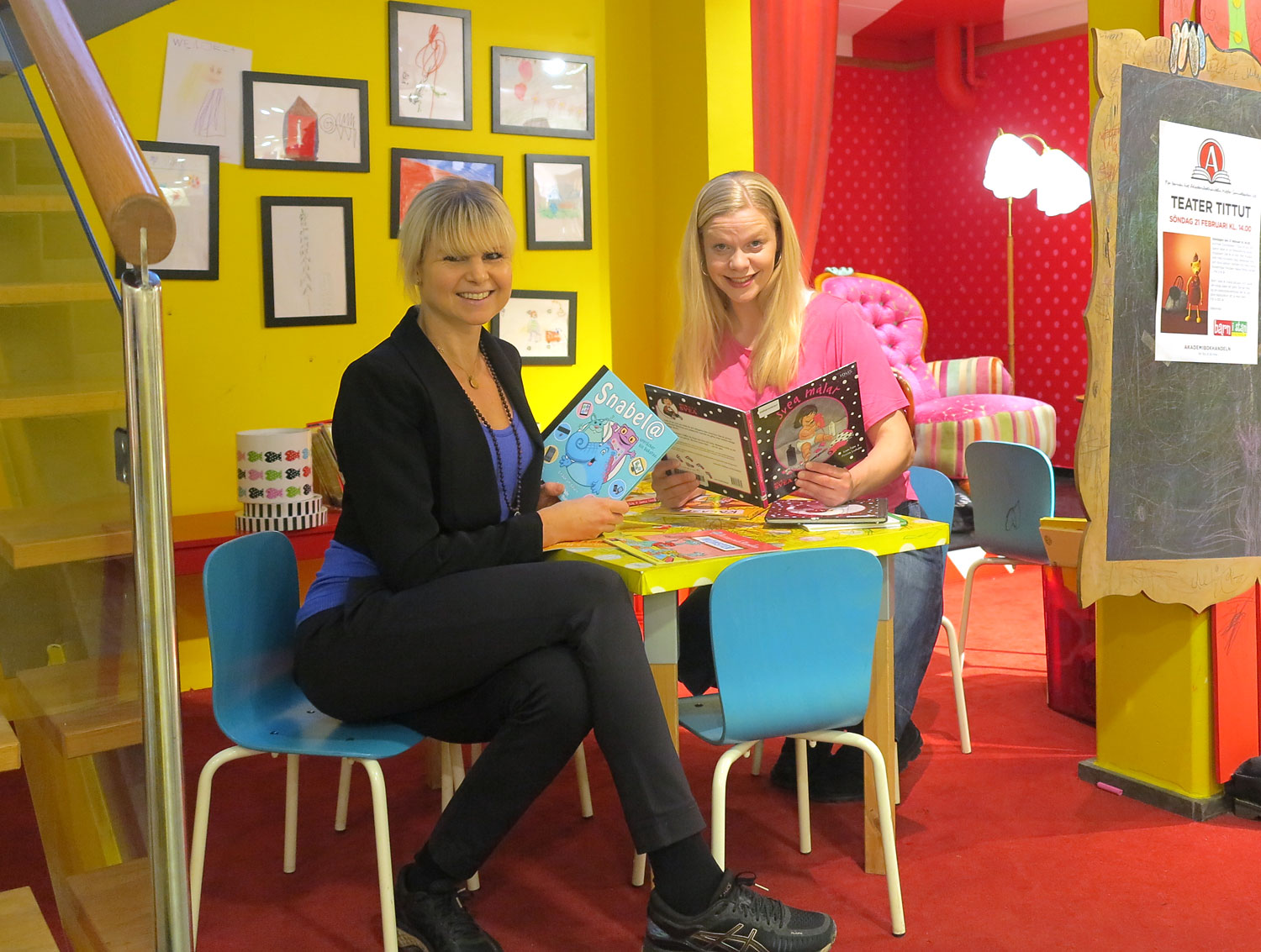 Anna Lissjanis och Caroline Nilsson - barnboksutgivare av "Dante".