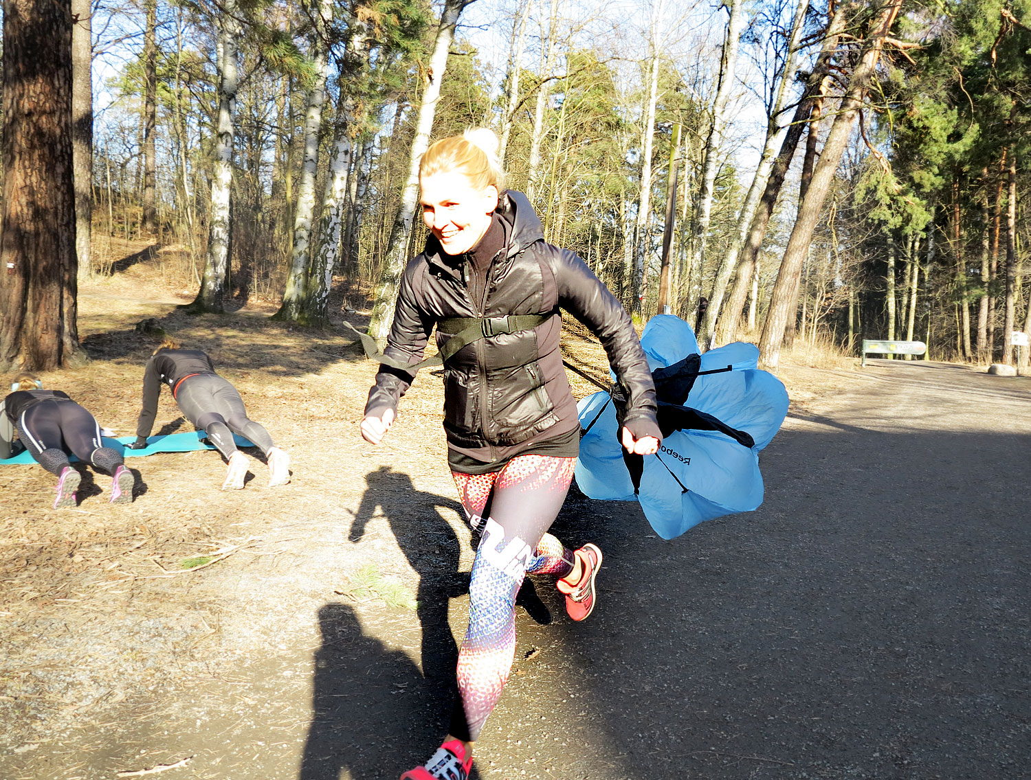 Fallskärmslöpning /annalissjanis.se