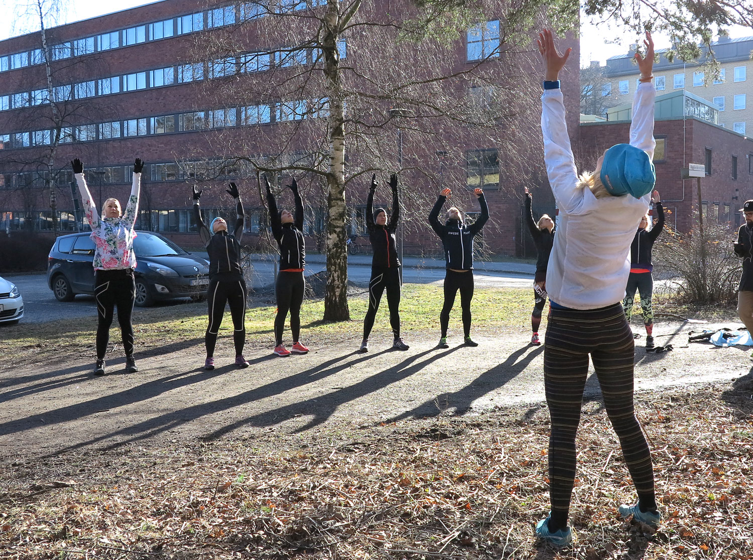 Uppvärmning vid Get OUT to workOUT