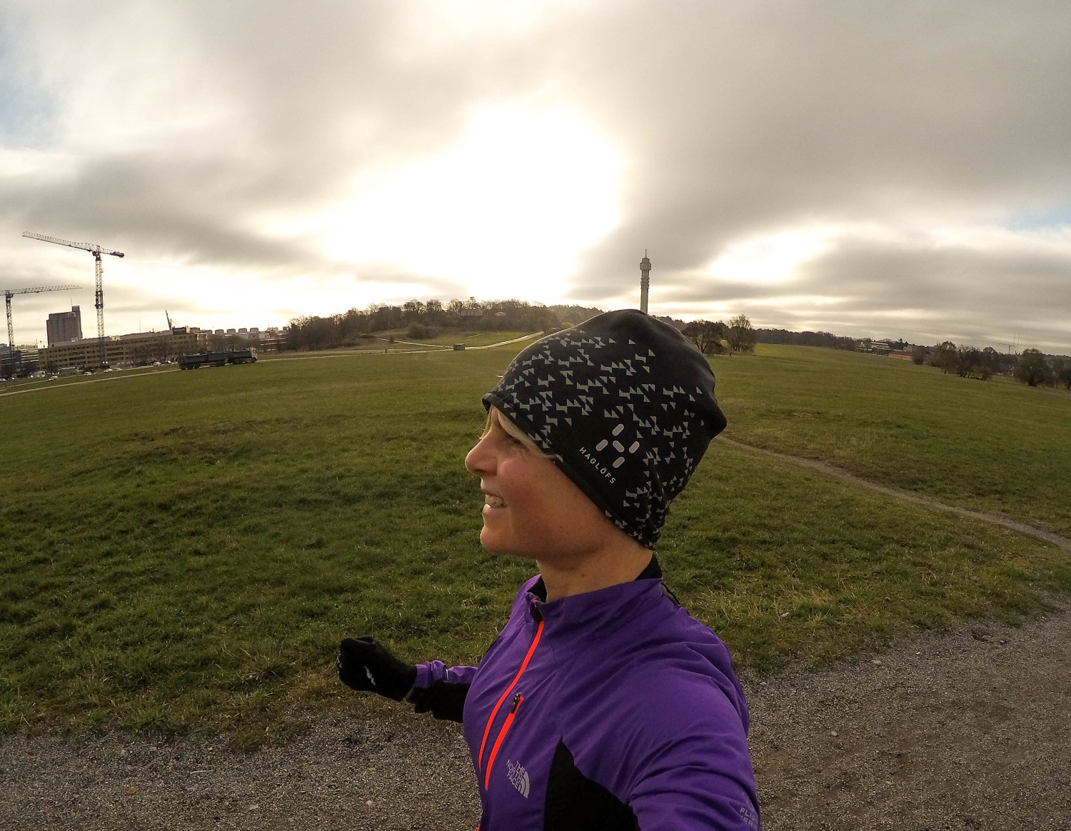 Anna Lissjanis springer på Gärdet