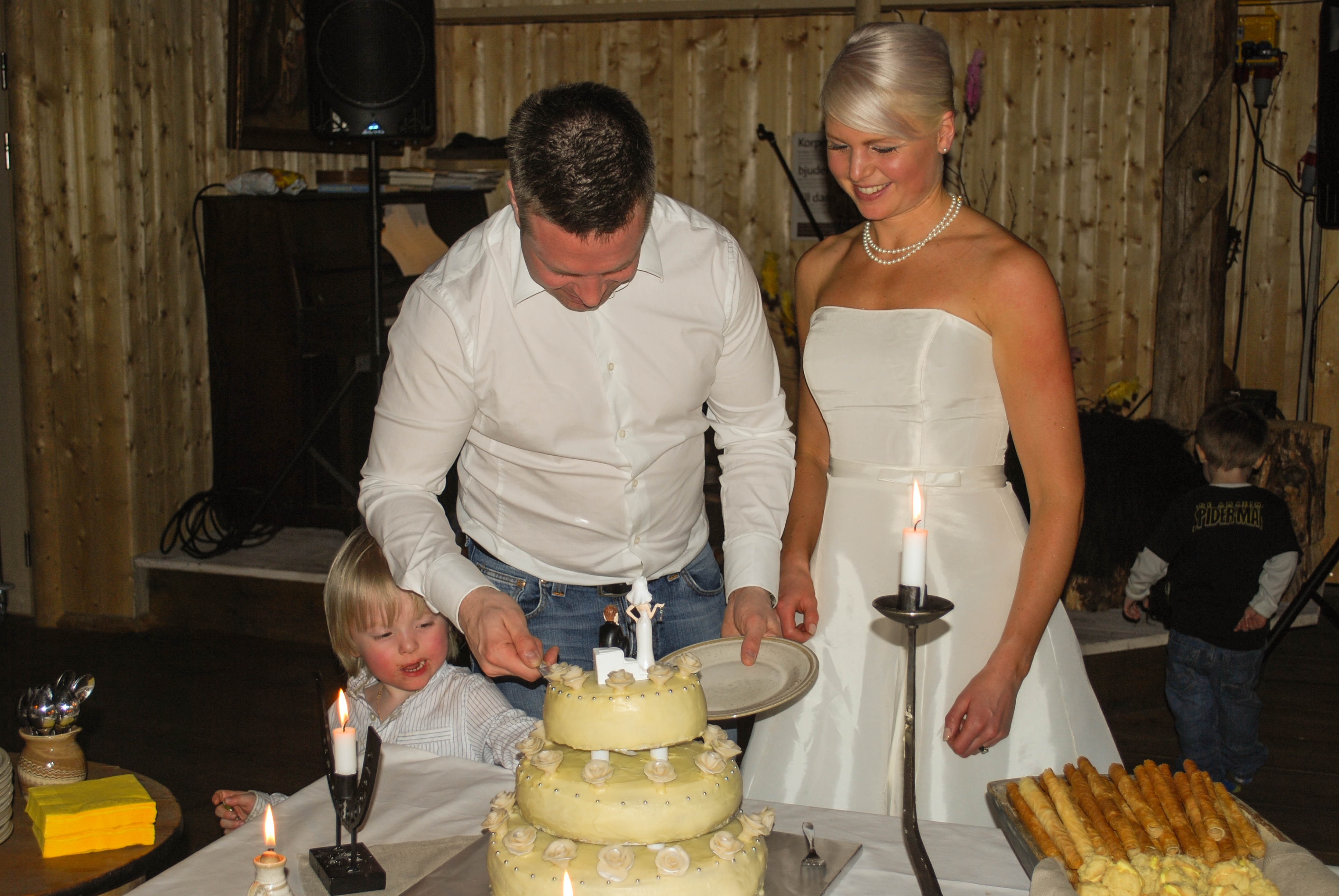 Bröllopstårta, Anna & Jonas Lissjanis