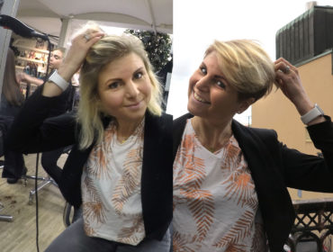 Anna Lissjanis hos frisören