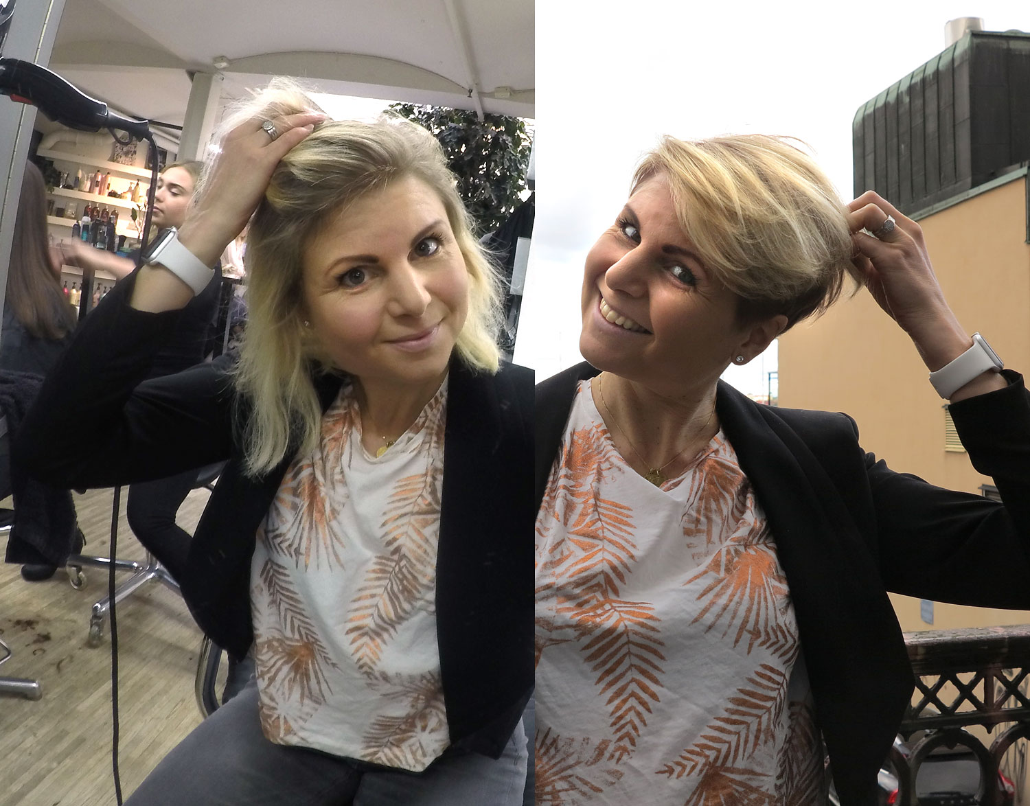 Anna Lissjanis hos frisören