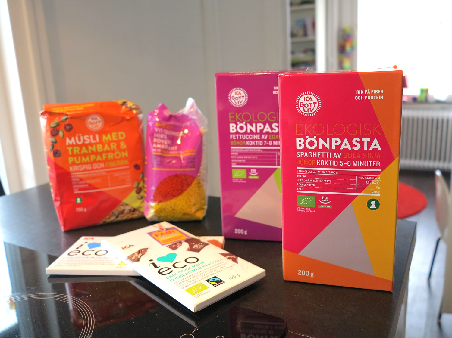 Produkter från ICA Gott Liv och i love eco - Anna Lissjanis