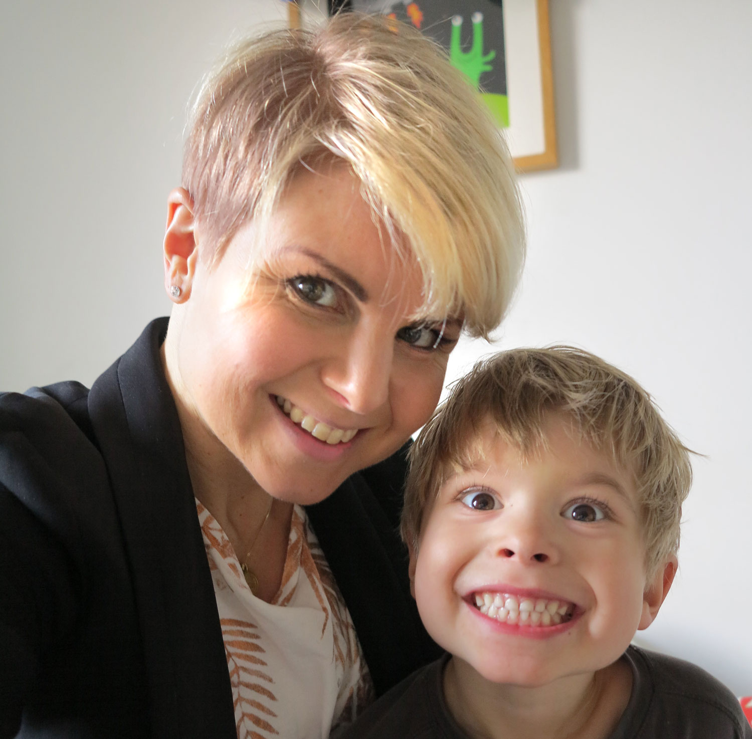 AnnaLissjanis med sonen Junior.