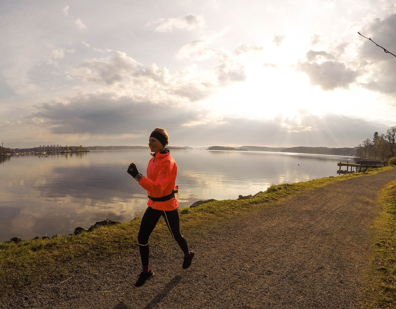 Anna Lissjanis springer på Djurgården