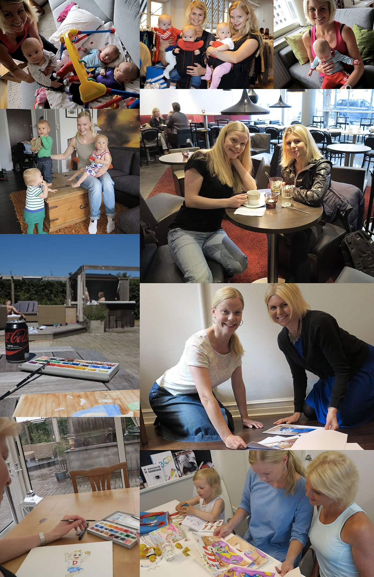 Anna Lissjanis och Caroline Nillson - historia bakom barnboken om Dante.