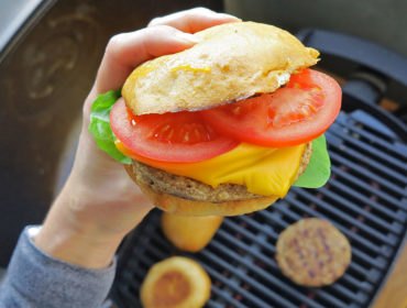 Grillad quornburgare /Anna Lissjanis