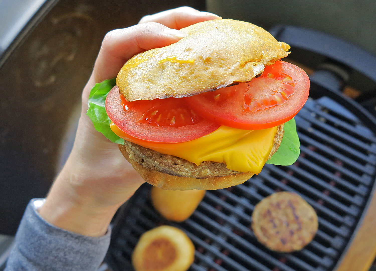 Grillad quornburgare /Anna Lissjanis