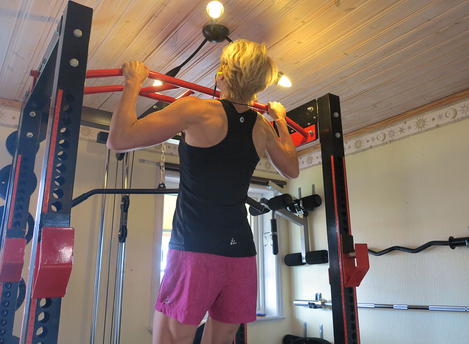 Hemmagym i Kännåsen.