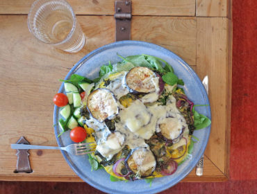 Omelett med aubergine