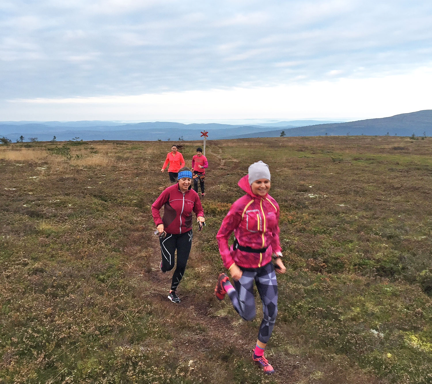 Löpning på Högfjället /Anna Lissjanis