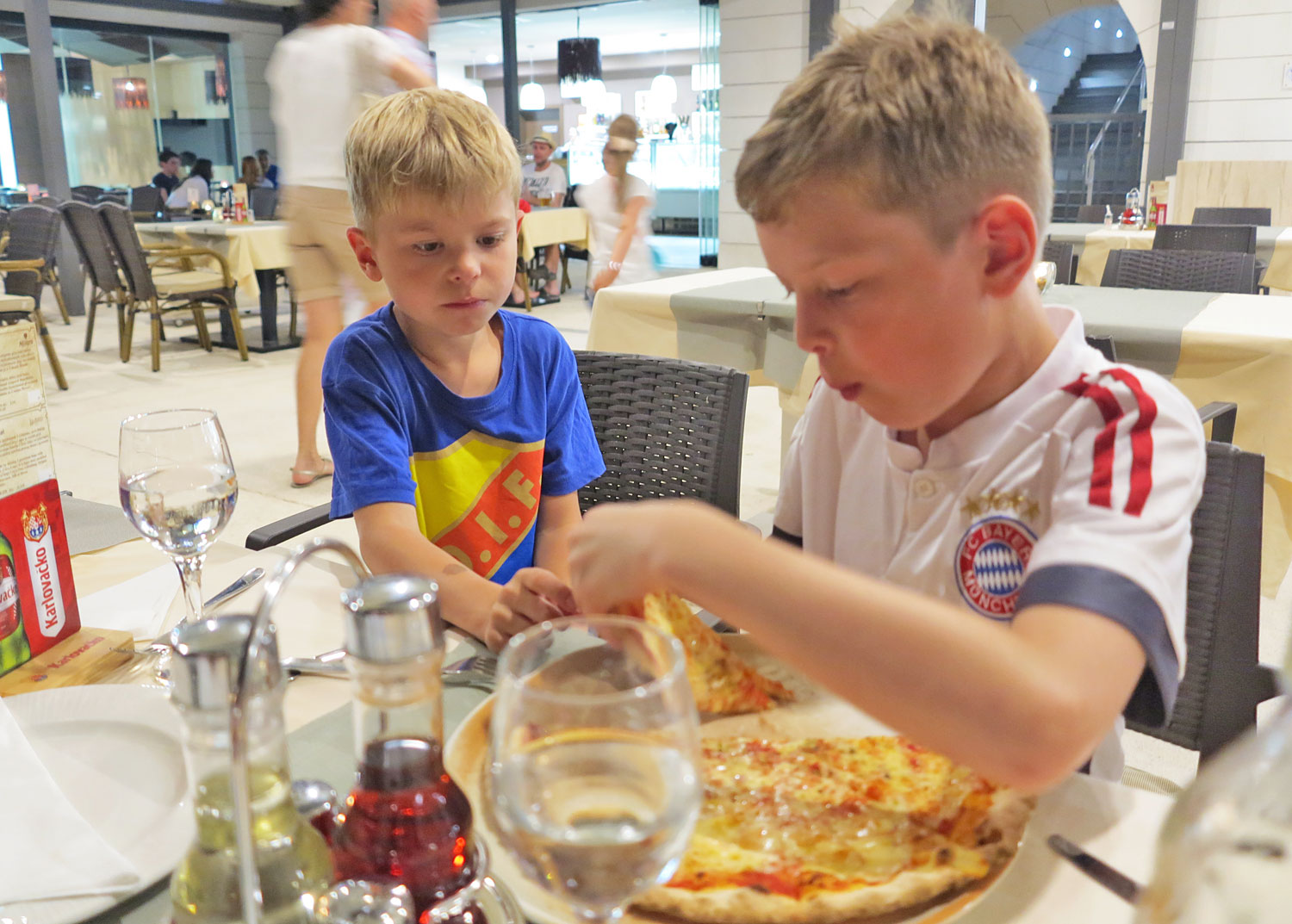 pizza_kroatien - gott att äta i Kroatien