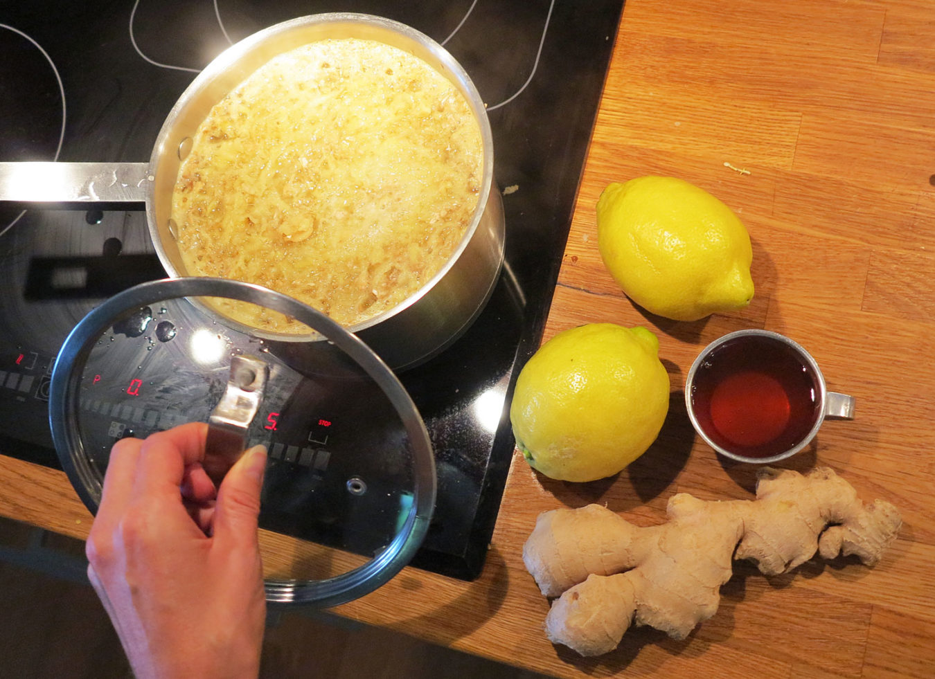 Shot med ingefära, honung och citron - recept