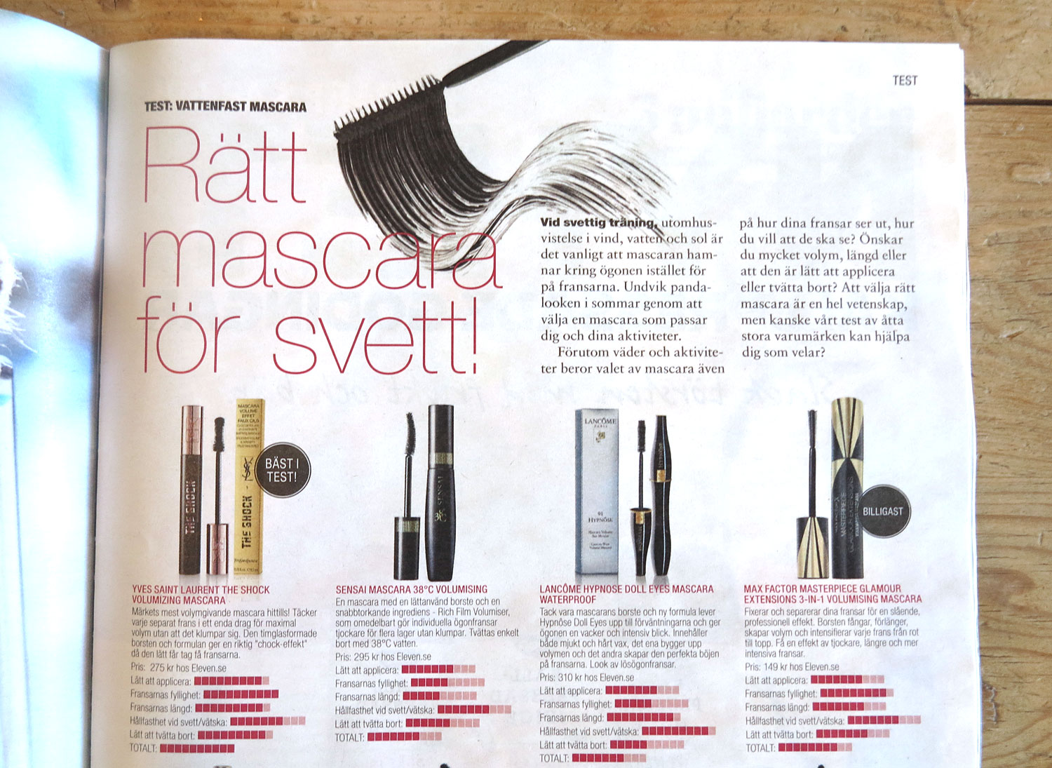 mascara - sommar