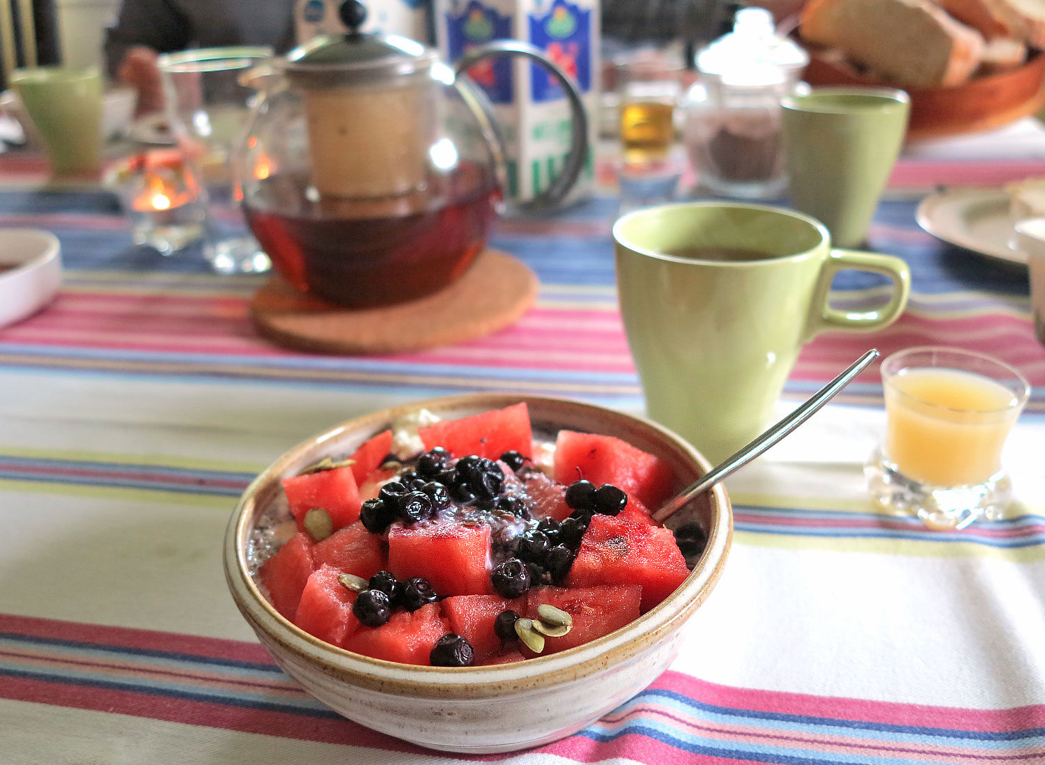 melon_frukost_jorm17 - Shot med ingefära