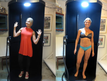 brun utan sol med spraytan