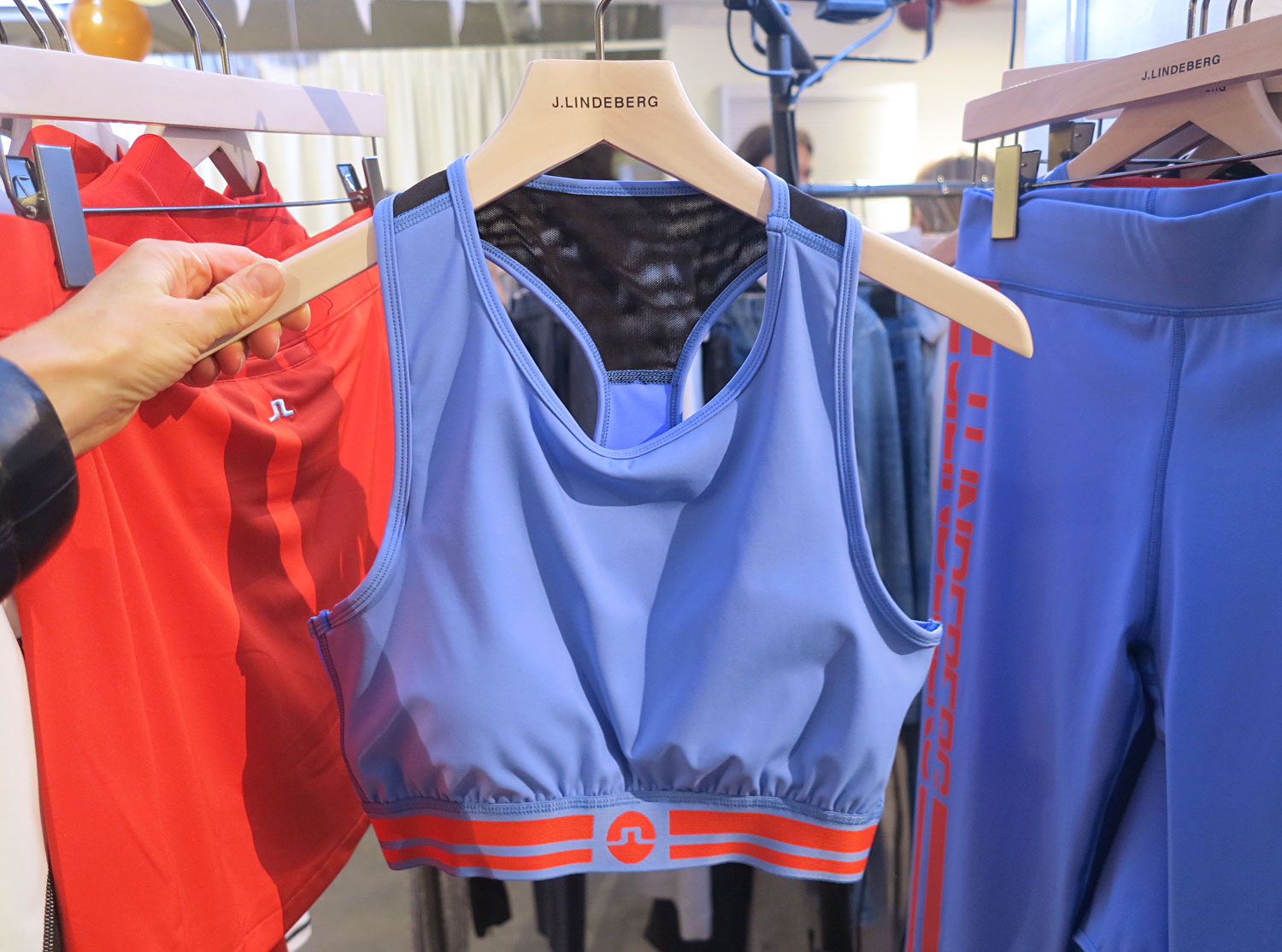 jlindeberg_topp - träningsmode ss18