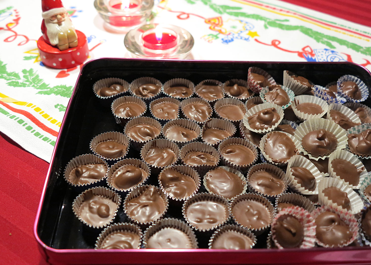 chokladnougat - marsipanfigurer