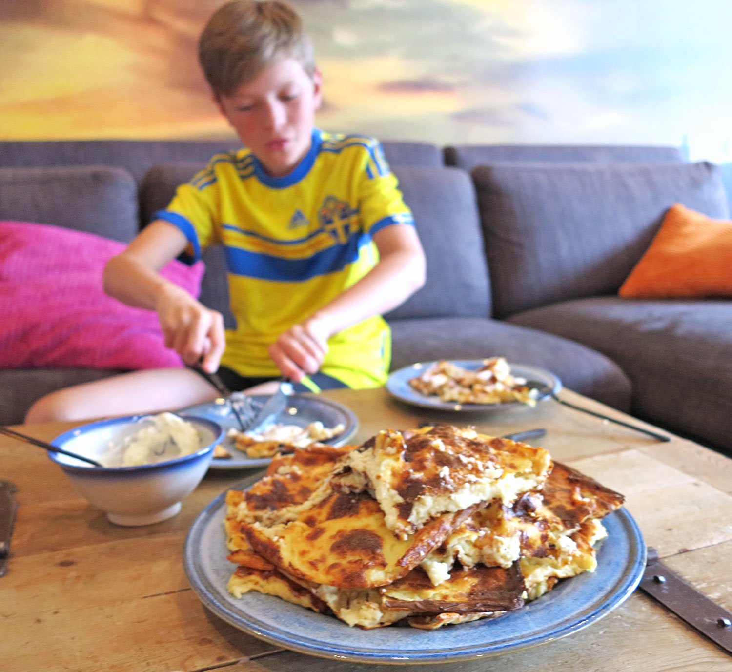 ugnspannkaka_hamp - recept med äpple