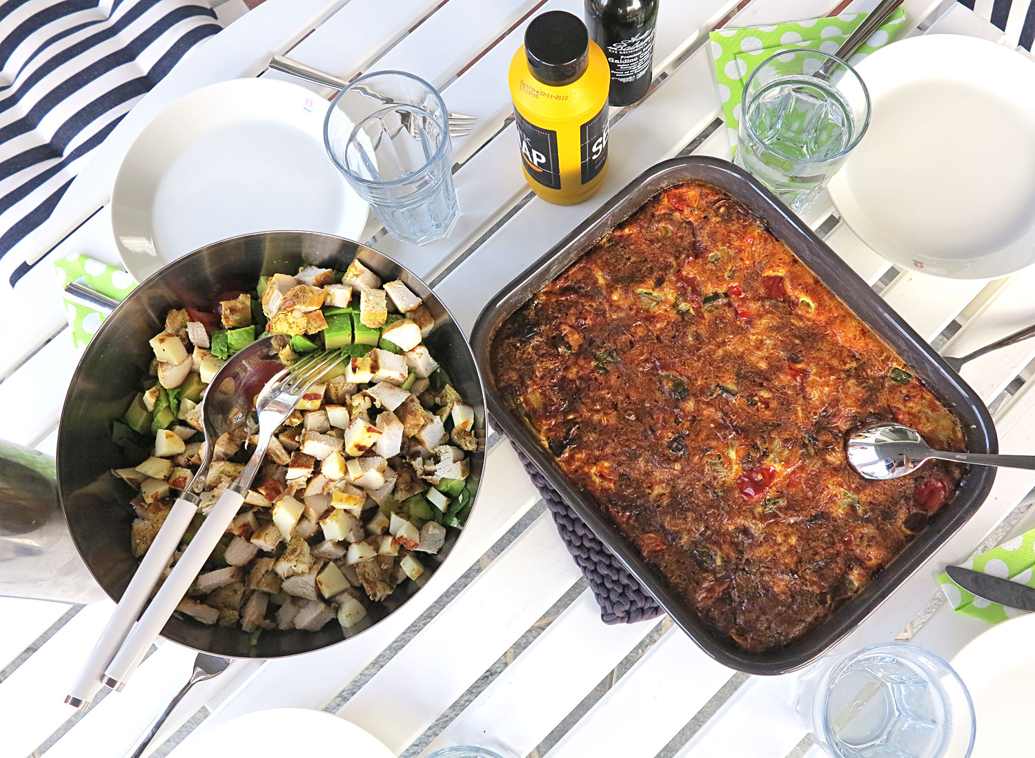 ugnsomelett_kycklingsallad - huslivet