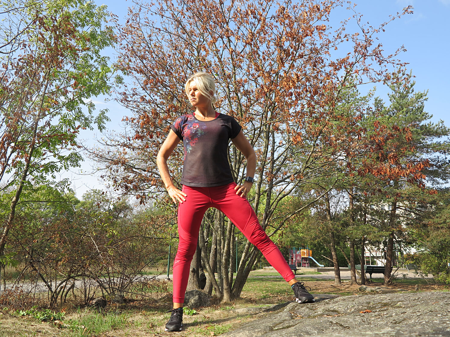 dailysports_annalissjanis - röda träningstights