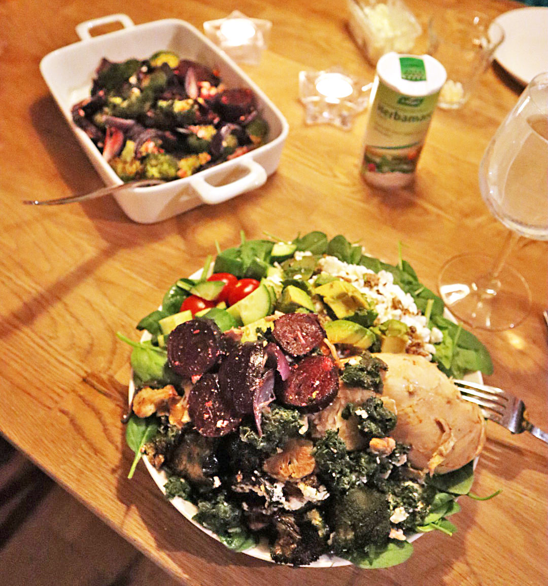 ugnsrostade_rodbetor_kyckl - rostade rödbetor