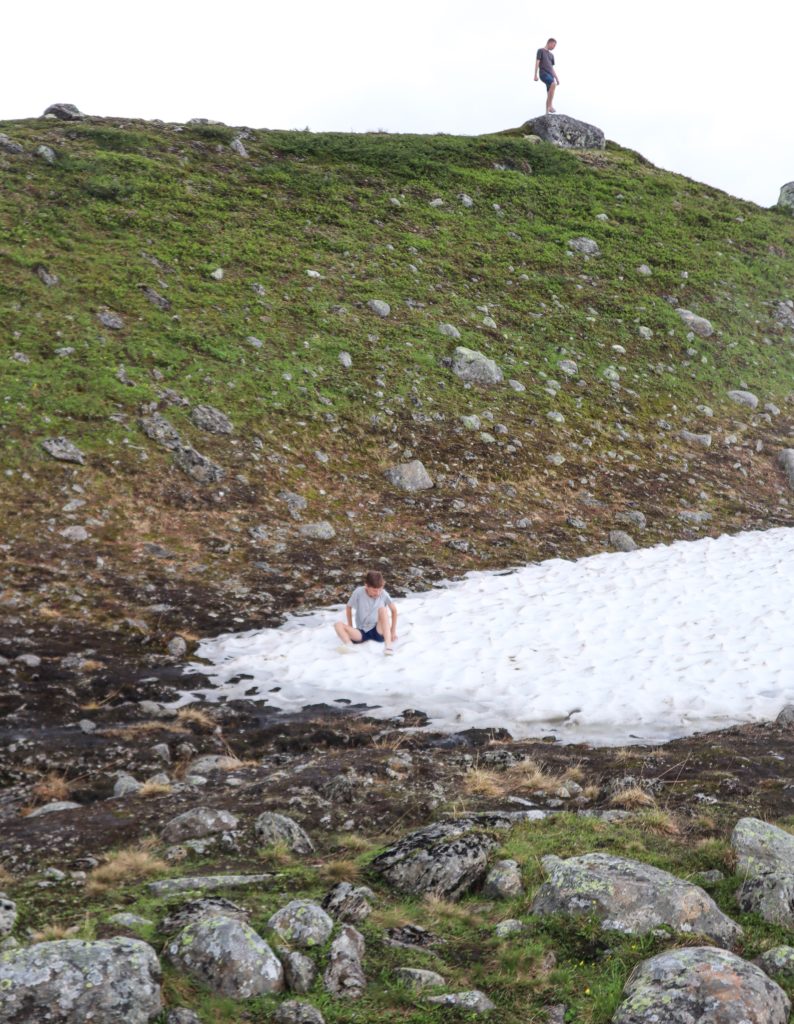 stekenjokk sommar snö