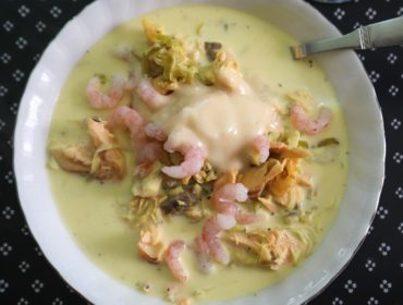 fisksoppa med saffran