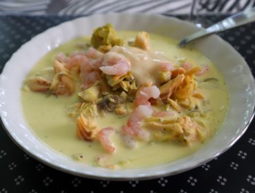 fisksoppa med saffran