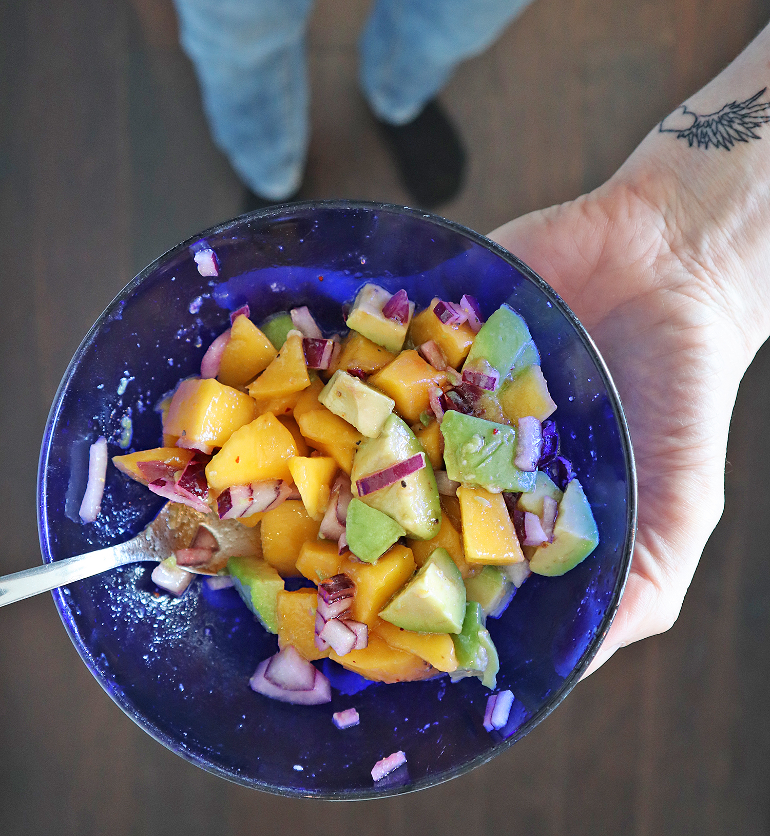 mangosalsa - kålwrap