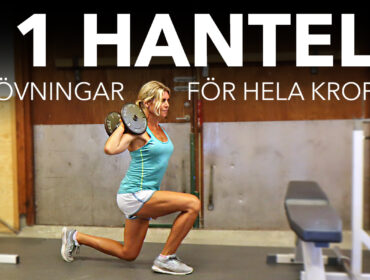 övningar med hantel