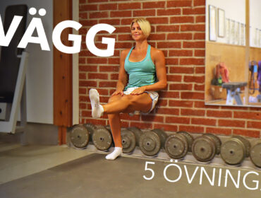 övningar vid en vägg