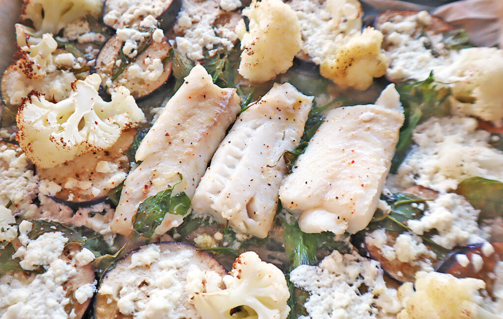 torsk på spenatbädd