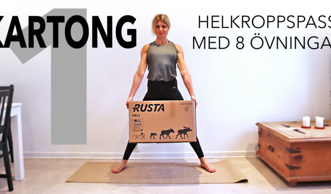 träna med en kartong